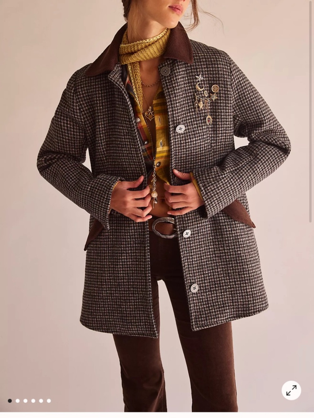 Free people riley car coat